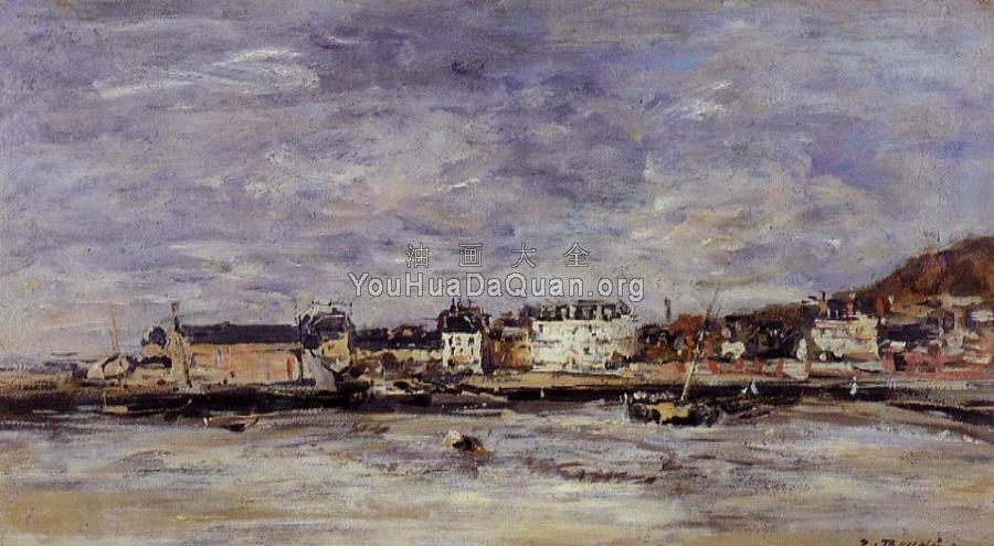 Trouville, the Port - 尤金·布丹